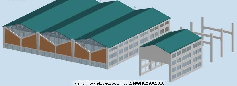 常規廠房建筑群3D模型設計要點與實踐思路